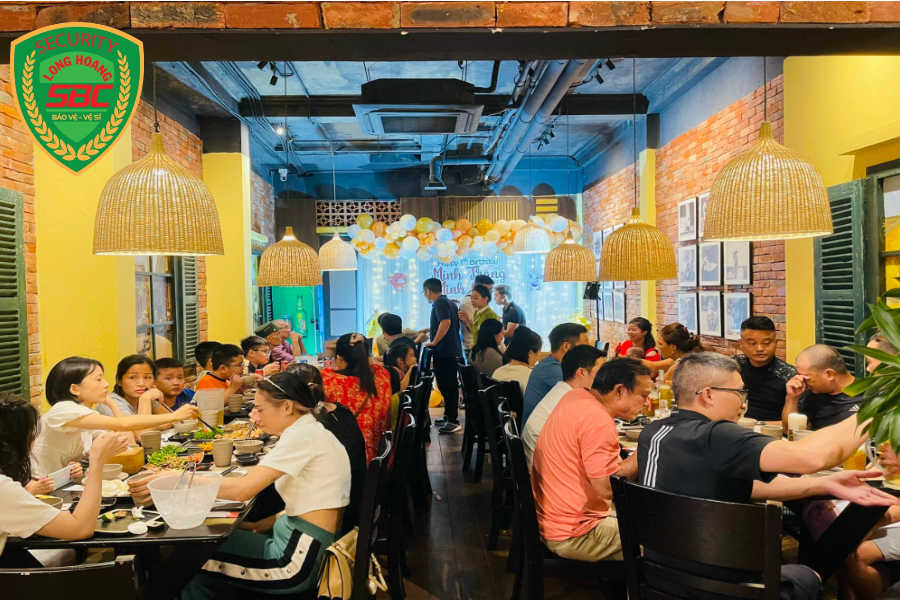 Dịch vụ bảo vệ quán ăn Long Hoàng SBC chuyên nghiệp uy tín 24/24